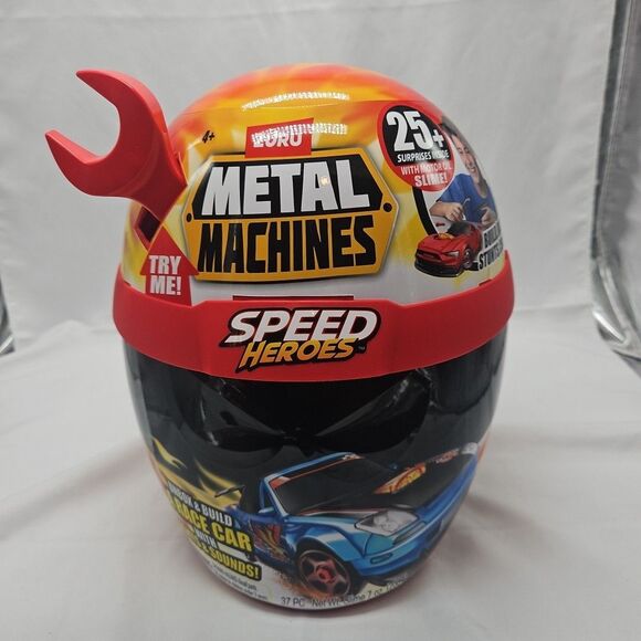 Metal Machines Speed Heroes Red by Zuru 20+ Surprises Build Your Car - Picture 1 of 12